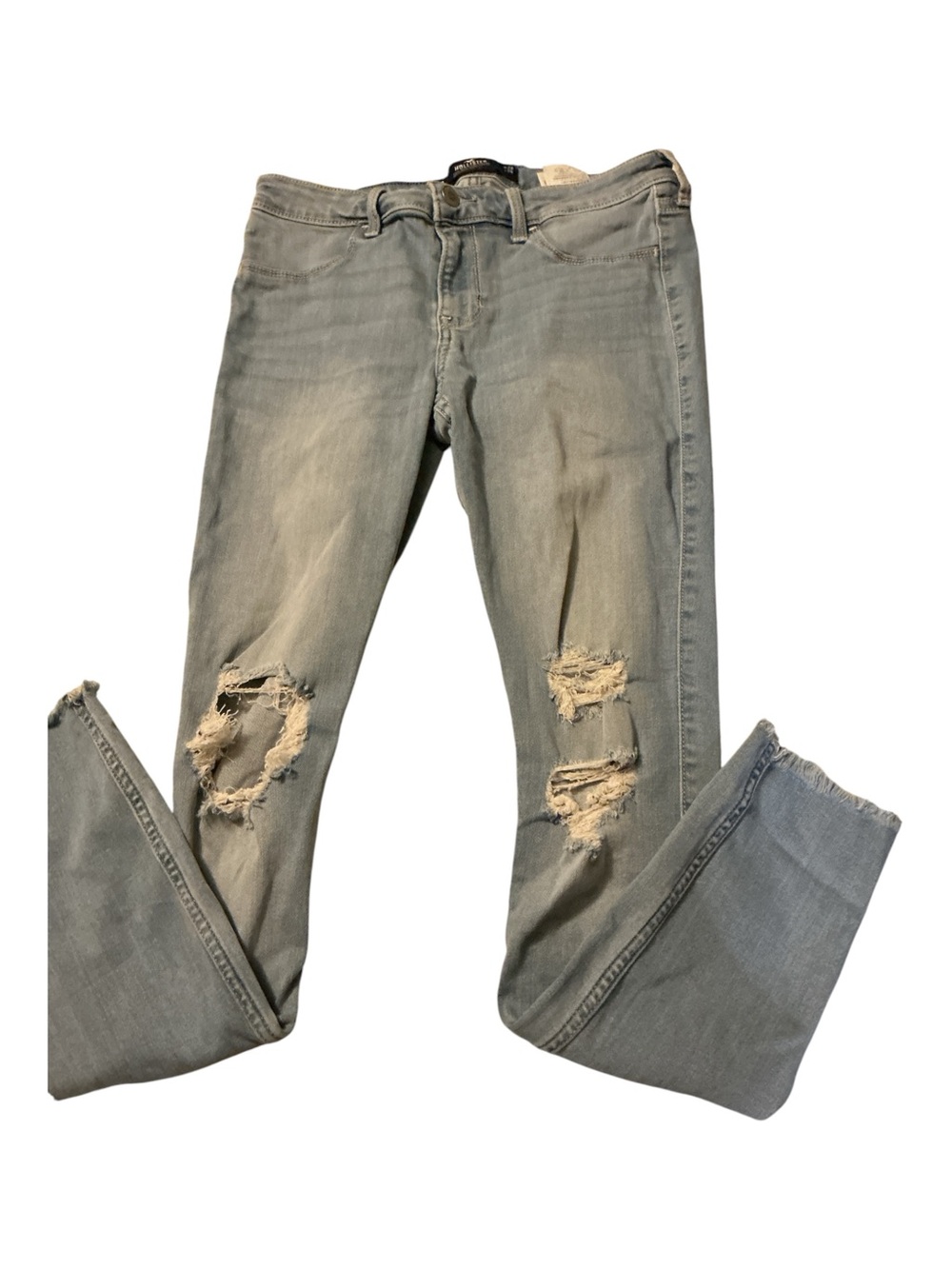 Light Blue Distressed Women's Jeans